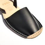 Leather BLACK - Menorca Sandals - Menorca Sandals