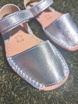 Kids Metallic Silver