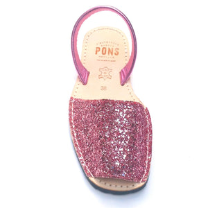 Glitter CORAL - Menorca Sandals - Menorca Sandals