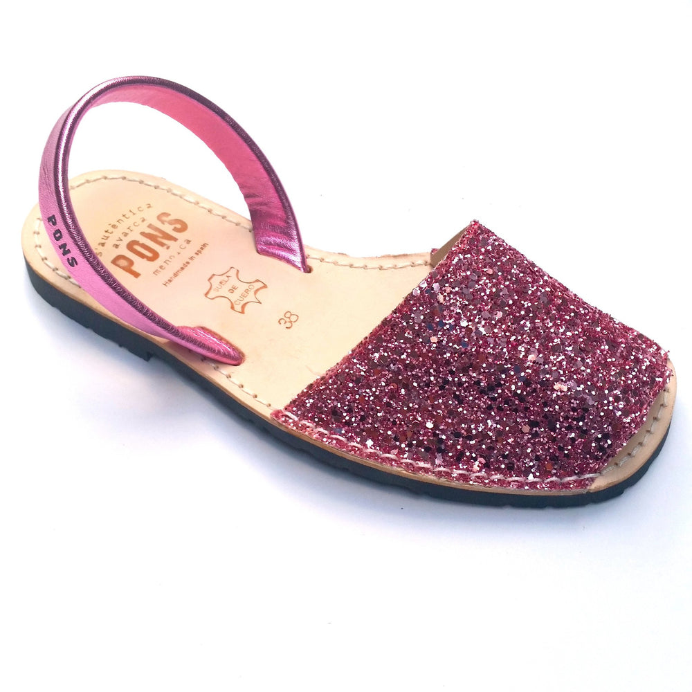
            
                Load image into Gallery viewer, Glitter CORAL - Menorca Sandals - Menorca Sandals
            
        