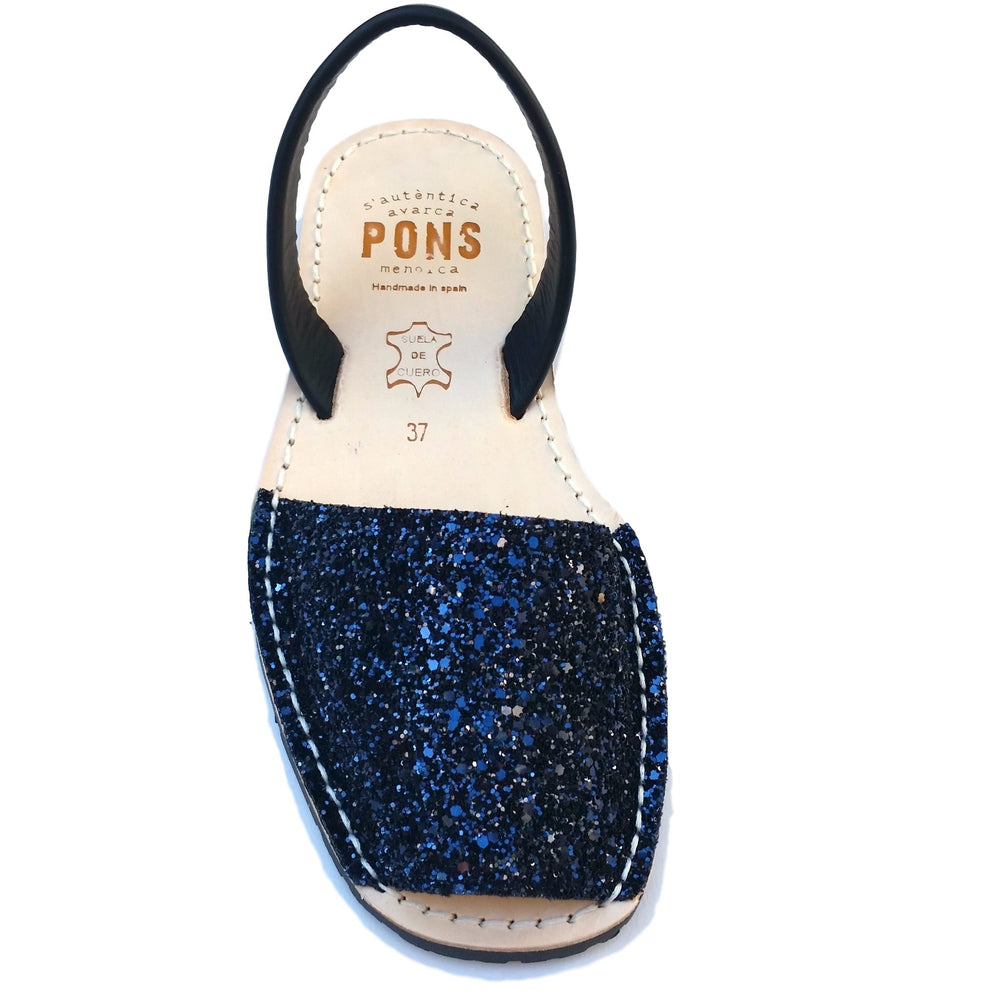 Glitter NAVY - Menorca Sandals - Menorca Sandals