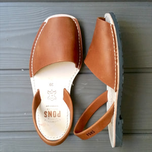 
            
                Load image into Gallery viewer, Leather TAN - Menorca Sandals - Menorca Sandals
            
        