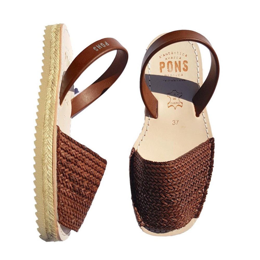 Espadrille braided tan