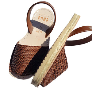 Espadrille braided tan