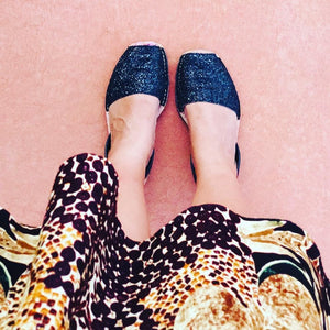 Glitter NAVY - Menorca Sandals - Menorca Sandals