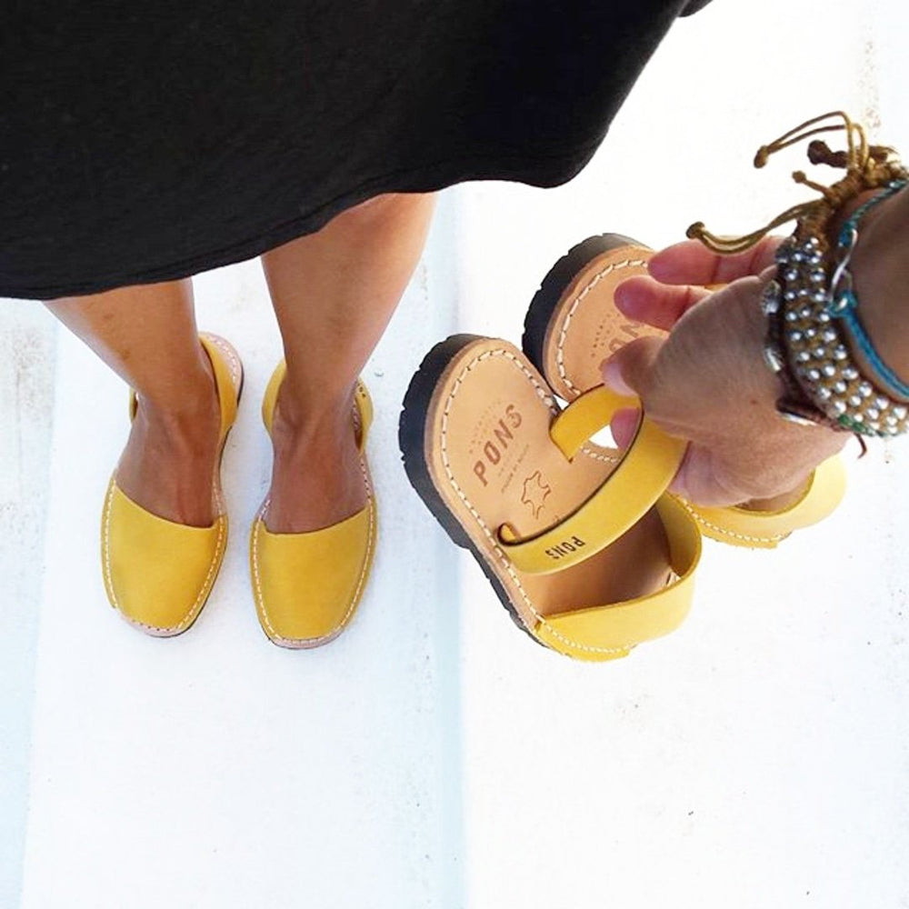 Leather SAFFRON - Menorca Sandals - Menorca Sandals