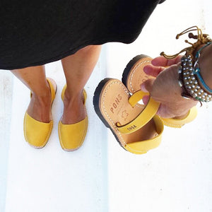 Leather SAFFRON - Menorca Sandals - Menorca Sandals